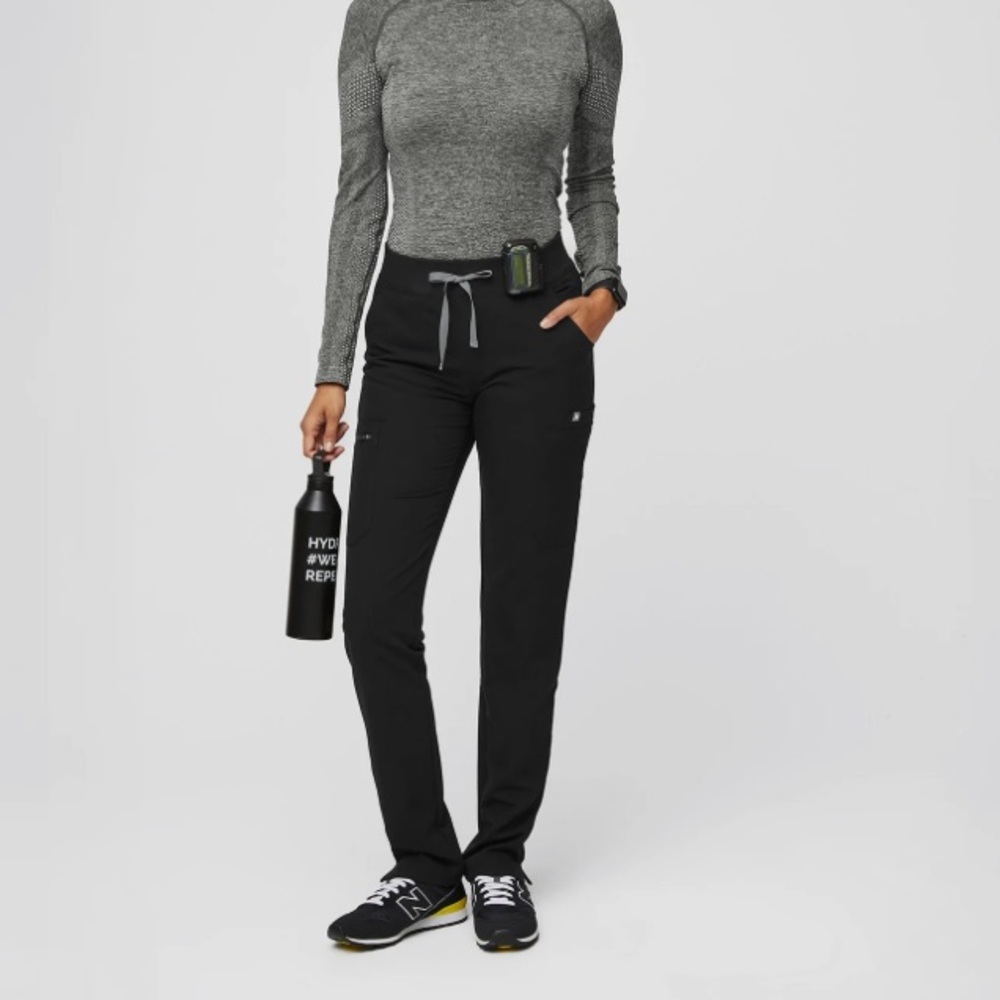 Black yola figs scrubs